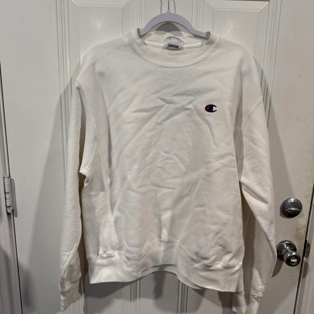 Champion Men's White Sweatshirt